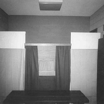 Puppet stage built at St. Joseph's Village Senior Boys Cottage