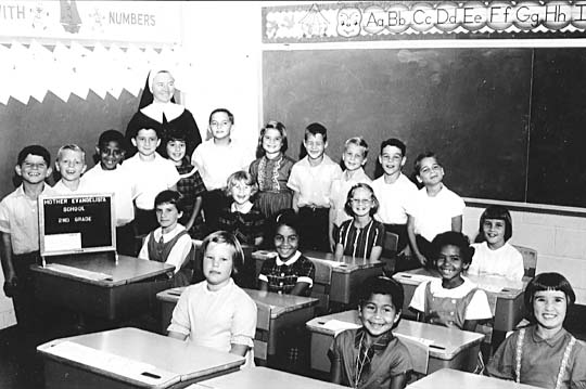 St. Joseph's Village Mother Evangelista School 2nd Grade, 1965-66 school year.